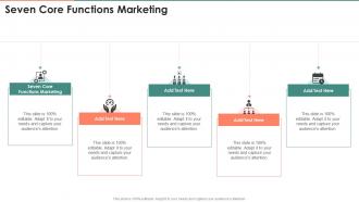 Seven Core Functions Marketing In Powerpoint And Google Slides Cpb
