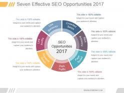 Seven effective seo opportunities 2017 powerpoint layout