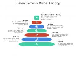 Seven elements critical thinking ppt powerpoint presentation file aids cpb