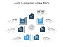 Seven exemptions capital gains ppt powerpoint presentation gallery picture cpb