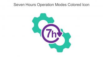 Seven Hours Operation Modes Colored Icon In Powerpoint Pptx Png And Editable Eps Format