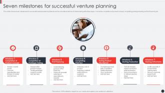Seven Milestones For Successful Venture Planning