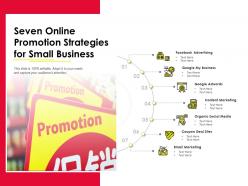 Seven online promotion strategies for small business