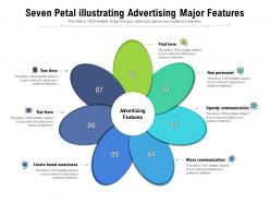 Seven Petal Illustrating Advertising Major Features