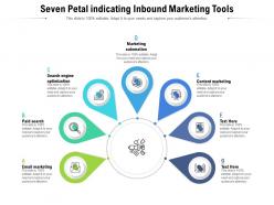 Seven Petal Indicating Inbound Marketing Tools