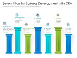 Seven pillars for business development with crm