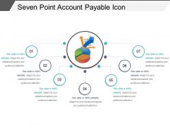 Seven Point Account Payable Icon Powerpoint Templates