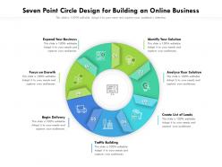 Seven Point Circle Design For Building An Online Business