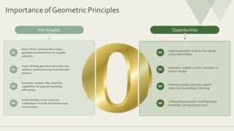 Seven Point Circle Geometry Essentials PPT Guidelines AT Customizable Informative
