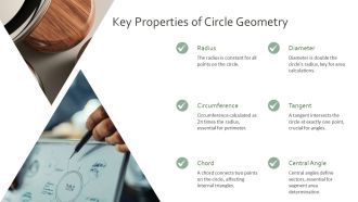 Seven Point Circle Geometry Essentials PPT Guidelines AT Colorful Informative