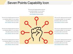 Seven Points Capability Icon Ppt Slide Examples