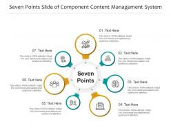Seven points management goals scale storage engine ecommerce