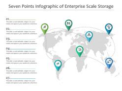 Seven Points Of Enterprise Scale Storage Infographic Template