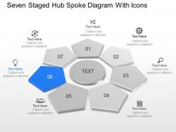 59800008 style circular hub-spoke 7 piece powerpoint presentation diagram infographic slide