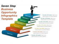 Seven step business opportunity infographics template ppt slide