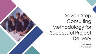 Seven Step Consulting Methodology For Successful Project Delivery PPT Mockup AT