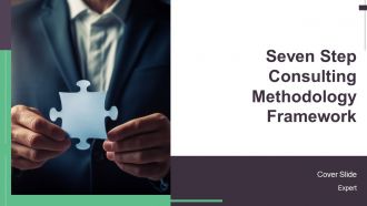 Seven Step Consulting Methodology Framework For Solving Business PPT Mockup AT