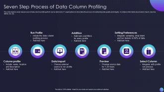 Seven Step Process Of Data Column Profiling