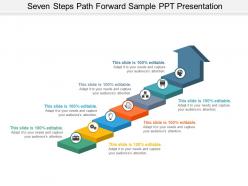 Seven steps path forward sample ppt presentation