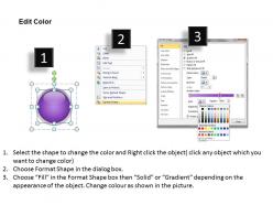 Seven topics chart powerpoint diagrams presentation slides graphics 0912
