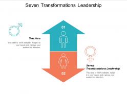 Seven transformations leadership ppt powerpoint presentation infographics slides cpb