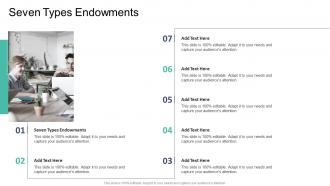 Seven Types Endowments In Powerpoint And Google Slides Cpb