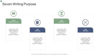 Seven Writing Purpose In Powerpoint And Google Slides Cpb
