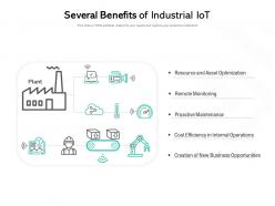 Several benefits of industrial iot