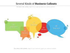 Several kinds of business callouts