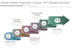 Several variable examination example ppt samples download
