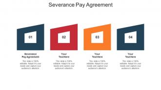 Severance pay agreement ppt powerpoint presentation portfolio example topics cpb