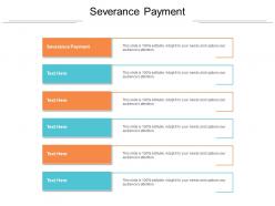Severance payment ppt powerpoint presentation inspiration slides cpb