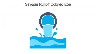 Sewage Runoff Colored Icon In Powerpoint Pptx Png And Editable Eps Format