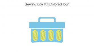 Sewing Box Kit Colored Icon In Powerpoint Pptx Png And Editable Eps Format