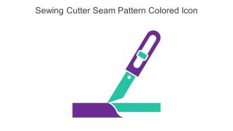 Sewing Cutter Seam Pattern Colored Icon In Powerpoint Pptx Png And Editable Eps Format
