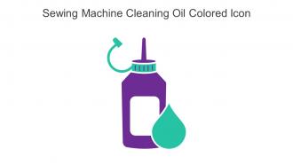 Sewing Machine Cleaning Oil Colored Icon In Powerpoint Pptx Png And Editable Eps Format