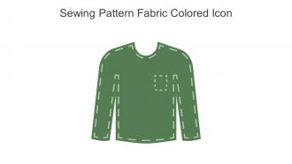 Sewing Pattern Fabric Colored Icon In Powerpoint Pptx Png And Editable Eps Format