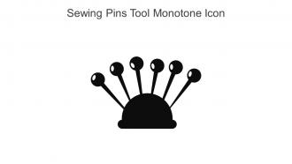 Sewing Pins Tool Monotone Icon In Powerpoint Pptx Png And Editable Eps Format