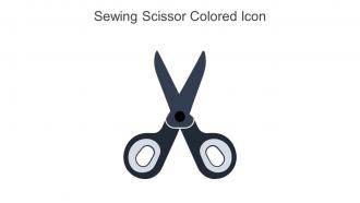 Sewing Scissor Colored Icon In Powerpoint Pptx Png And Editable Eps Format