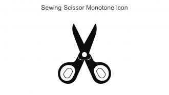Sewing Scissor Monotone Icon In Powerpoint Pptx Png And Editable Eps Format