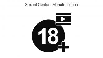 Sexual Content Monotone Icon In Powerpoint Pptx Png And Editable Eps Format