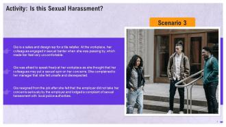 Sexual Harassment Case Study And Activity Training Ppt Adaptable Slides