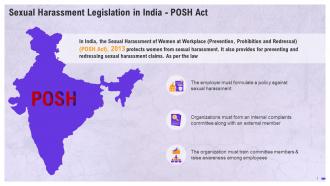 Sexual Harassment Legislation In India POSH Act Training Ppt