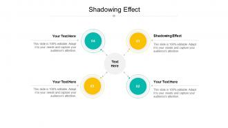 Shadowing effect ppt powerpoint presentation slides design templates cpb