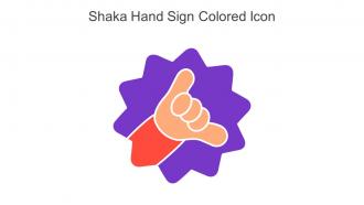 Shaka Hand Sign Colored Icon In Powerpoint Pptx Png And Editable Eps Format