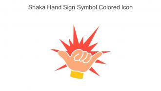 Shaka Hand Sign Symbol Colored Icon In Powerpoint Pptx Png And Editable Eps Format