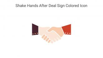 Shake Hands After Deal Sign Colored Icon In Powerpoint Pptx Png And Editable Eps Format