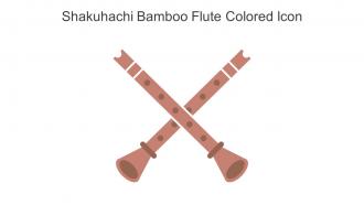 Shakuhachi Bamboo Flute Colored Icon In Powerpoint Pptx Png And Editable Eps Format