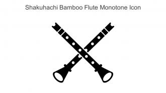 Shakuhachi Bamboo Flute Monotone Icon In Powerpoint Pptx Png And Editable Eps Format