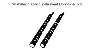 Shakuhachi Music Instrument Monotone Icon In Powerpoint Pptx Png And Editable Eps Format